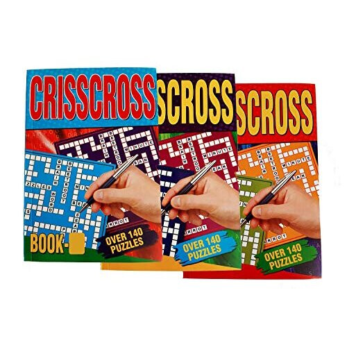 PACK OF 3 - A5 Criss Cross Puzzles Book