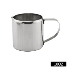 (a-10oz) New Cup Coffeeware Durable Stainless Steel Coffee Latte Milk Jug Cream Frothing