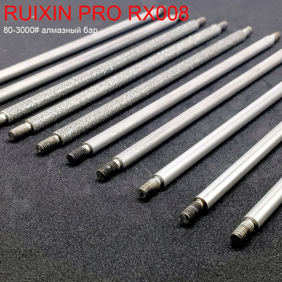 (A-1500 Grit As Shown) 80-3000# 6Mm Cylinder Diamond Stone Sharpening Bar Whetstone Match For Ruixin Sharpener Serrated Knife Scimitar Knife Grinding 4853843628841