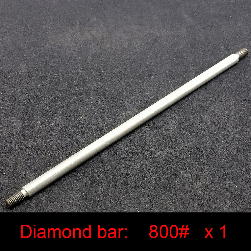 (A-800 Grit As Shown) 80-3000# 6Mm Cylinder Diamond Stone Sharpening Bar Whetstone Match For Ruixin Sharpener Serrated Knife Scimitar Knife Grinding 4853843628926