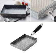 Pan Frying Egg Omelette Square Nonstick Griddle Skillet Tamagoyaki Rectangular Japanese Non Stick Pancake Maker Breakfast