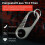 Karabiner-Schlüsselanhänger, Anti-Lost-Schnellverschluss-Feder-Schlüsselanhänger 3