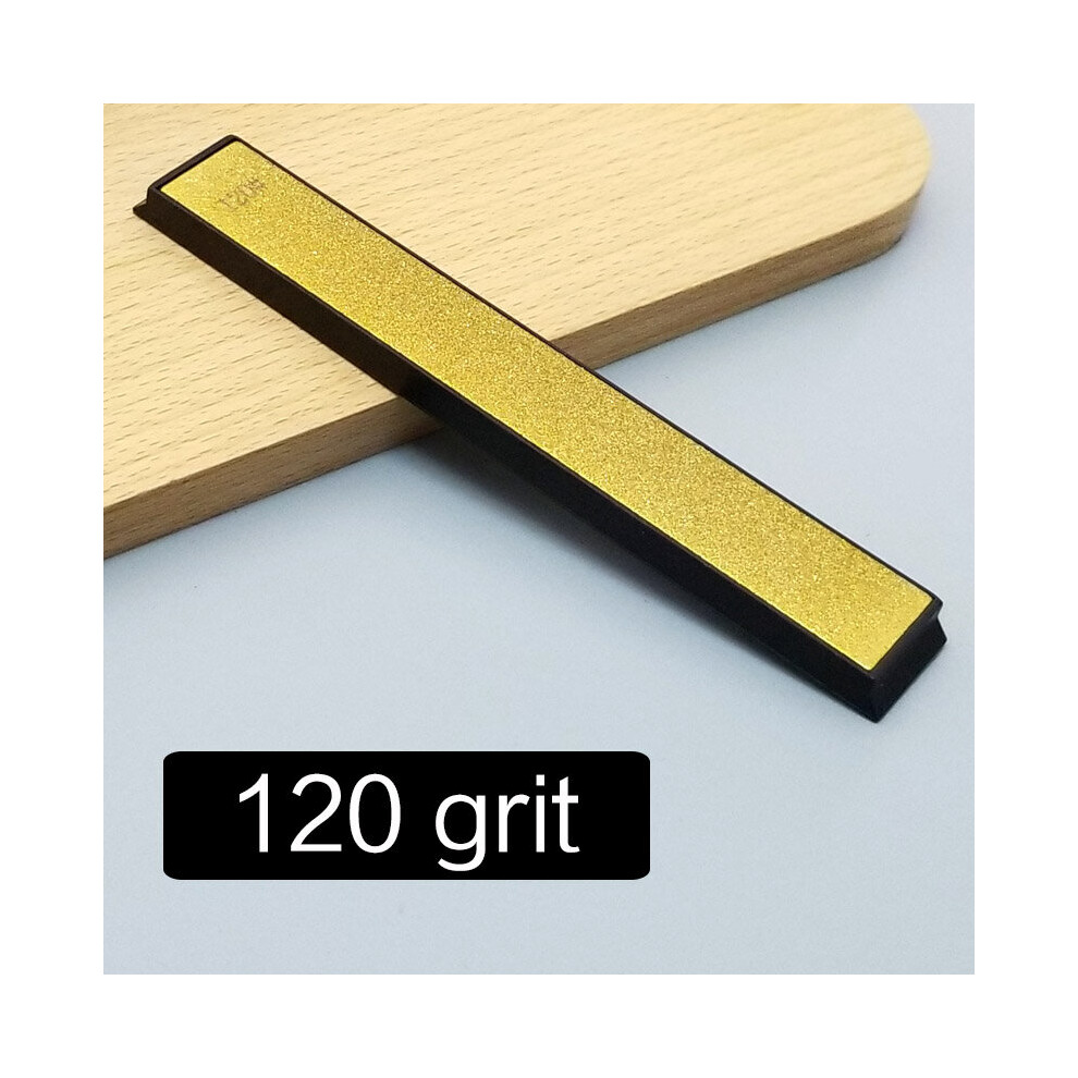(A-Golden 120Grit Knife Sharpener) Sharpening Stone Whetstone Diamond Stones Knife Sharpener Grinding Diamond Blade Sharpening Whetstone Sharpening 4853843775026