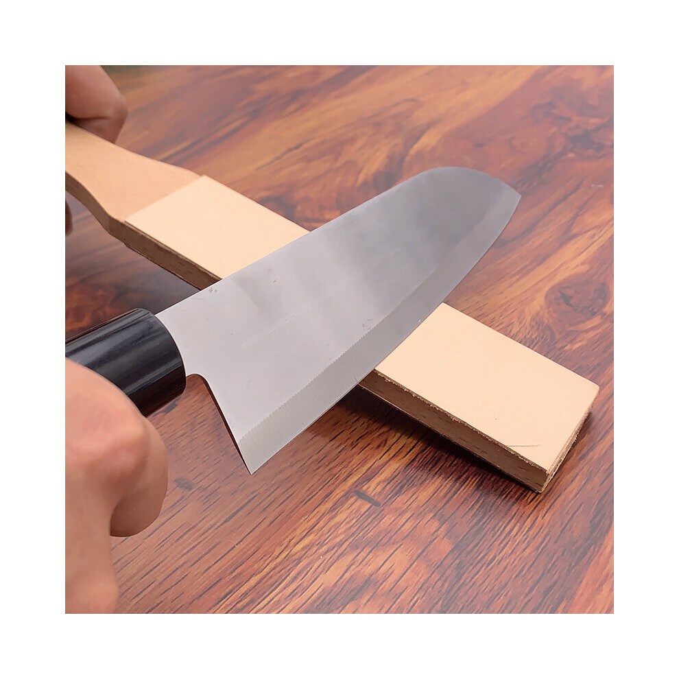 Dechoicelife Polished Leather Sanding Mirror Leather Shaving Strap For Barber Straight Razor Knife Sharpening Strop