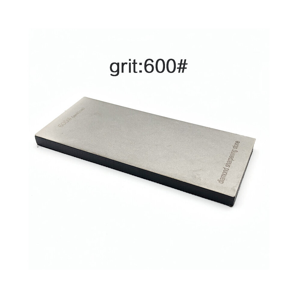 (A-Grit 600) 80~3000 Mesh Diamond Bars Thick Non-Slip Base Sharpening Stone Knife Sharpener Whetstone Spyderco Honing Grinder 4853843771103