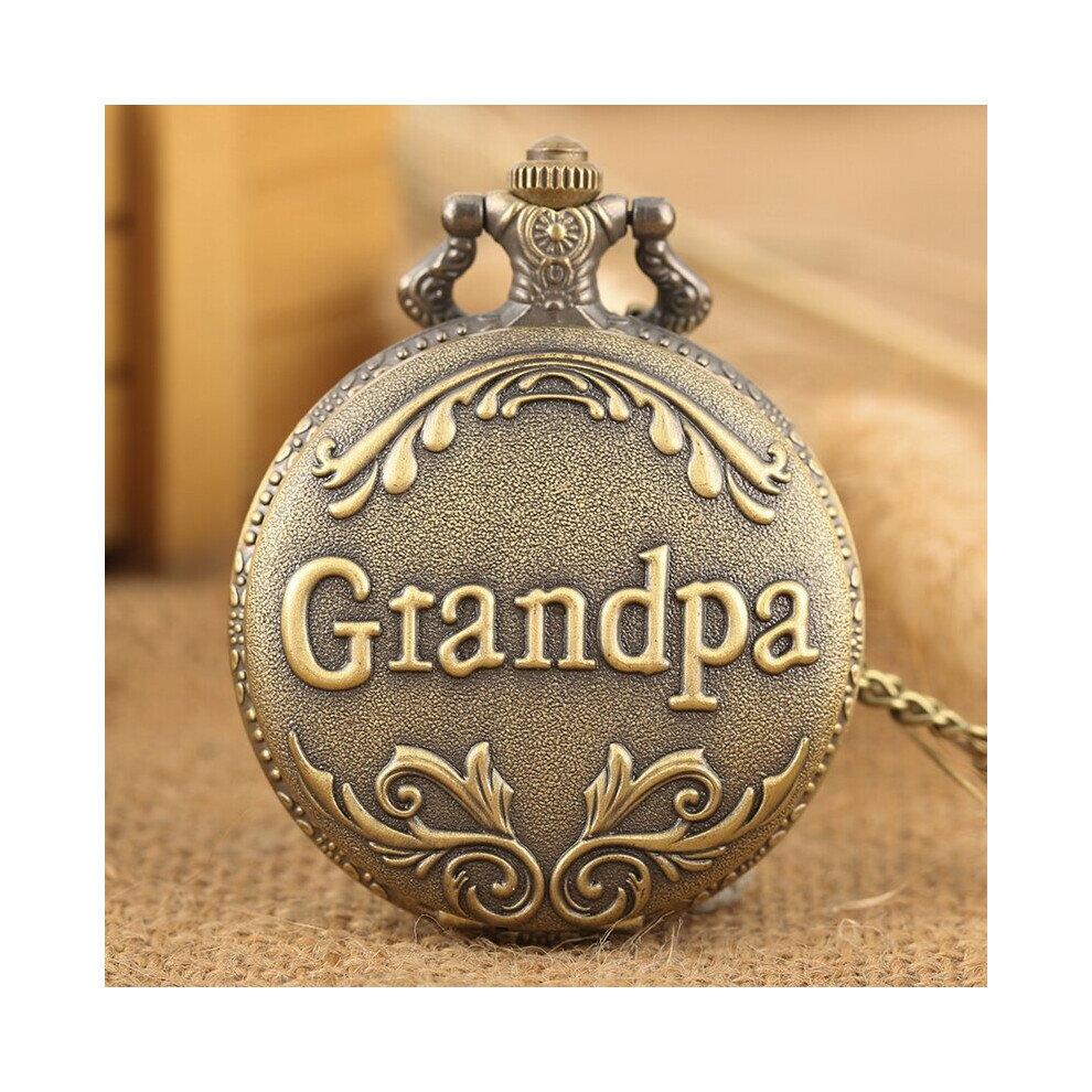 Retro Mens Watches Grandpa Theme Pocket Watch for Men Fans Souvenir with Neck Chain Clock-image-OPC-PBTJPBH-NEW