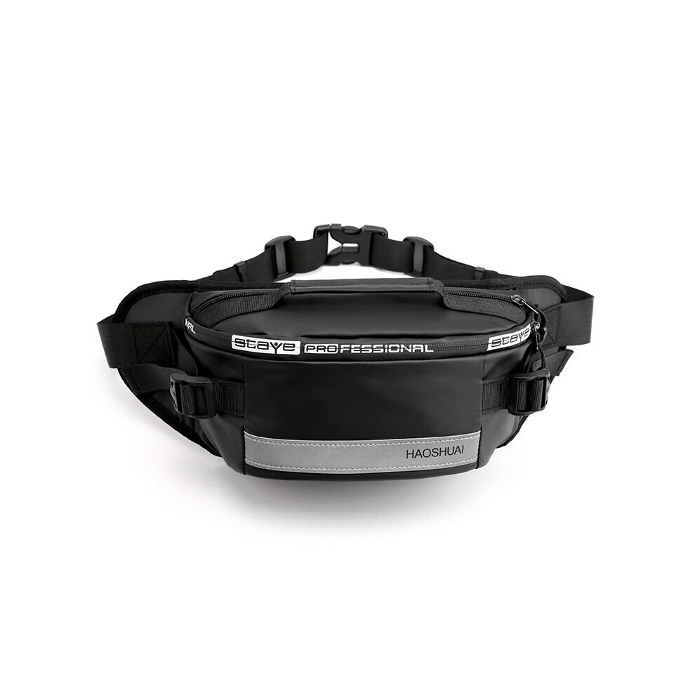 Outdoor Anti-Theft Waist Bag Men Reflective Run Fanny Pack Waterproof Cell Phone Storage Bag Male Travel Bag-image-OPC-PBTNFSN-NEW