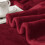 (Burgundy, King) Moonlight Bedding Large Mink Blanket Multi-use Pet Fleece Throw 2