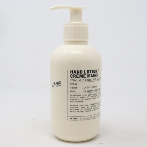 Le Labo Le Labo Basil Hand Lotion  8.3oz/250ml New With Box