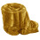 (Mustard, Single) Moonlight Bedding Large Mink Blanket Multi-use Pet Fleece Throw 1