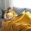 (Mustard, King) Moonlight Bedding Large Mink Blanket Multi-use Pet Fleece Throw 2