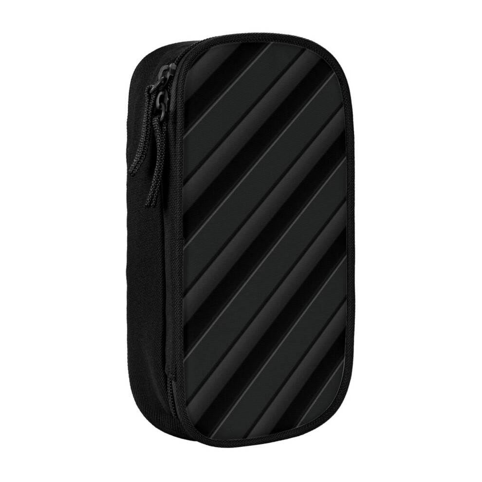 Photos - Pen cil Case Marble Texture Holder Box Pouch Bag with Double Zippers for School Office Work