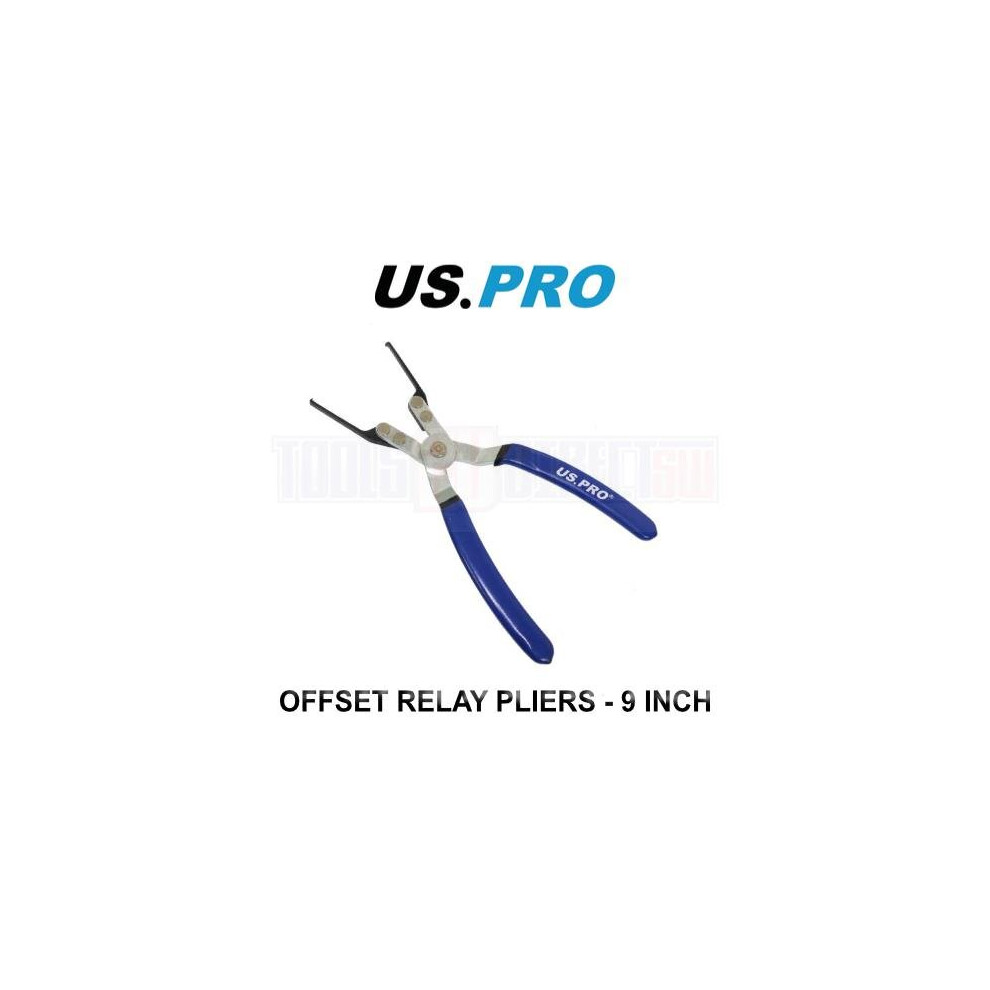 US PRO Tools Offset Automotive Car, Van Relay, Fuse Puller Remover Pliers 7150