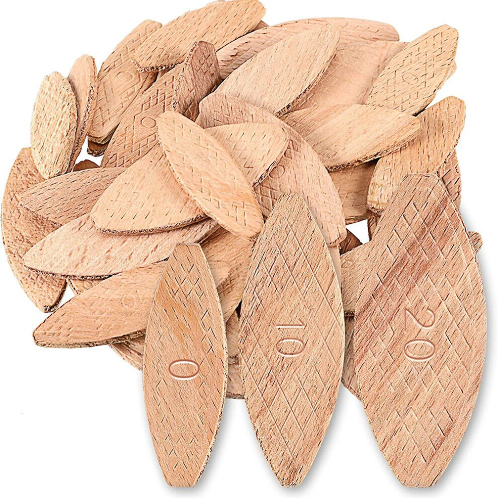450 Pieces Beechwood Joiner Biscuits Number 0, 10, 20 Wood Joining Biscuits Beech Wood Chips For Crafting Woodworking 4762365789193