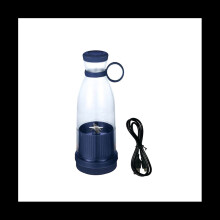 Rechargeable Mixers Fruit Juicers USB Portable Juice Bottle Mini Fast Electric Blender Smoothie Ice Maker Blue