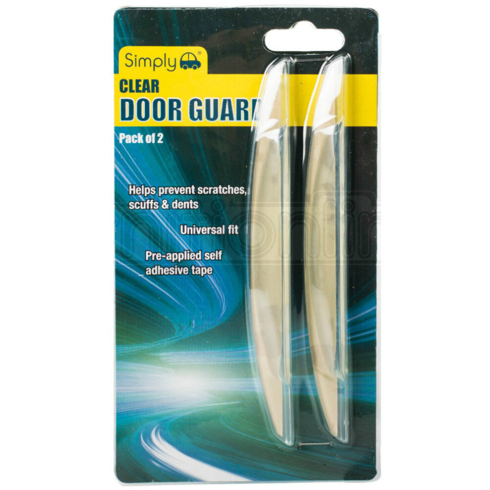 Clear Car Door Protectors Reflectors Door Guards Prevent Scratches Protect Edges 5037409054698