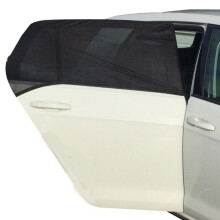 2 x Car Kids Sun Shade Shield Socks Rear Side Window Large Square Cover UV Mesh