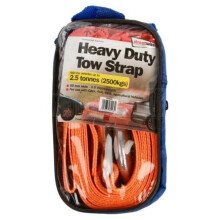 Streetwize 3.5m 2.5 Tons Heavy Duty Recovery Tow Strap Towing Rope Road Pull Car