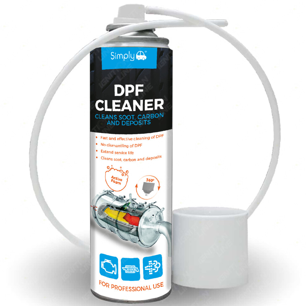 Professional DPF EGR Cleaner Aerosol Cleans Soot Carbon and Deposits Fast 500ml