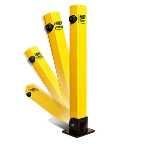 Maypole Square Security Parking Post Fold Down Bollard Lock Driveway Car Park 2