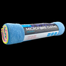 6 x Large Microfibre Cloths Car Cleaning Valeting Waxing Detailing Polishing Dry