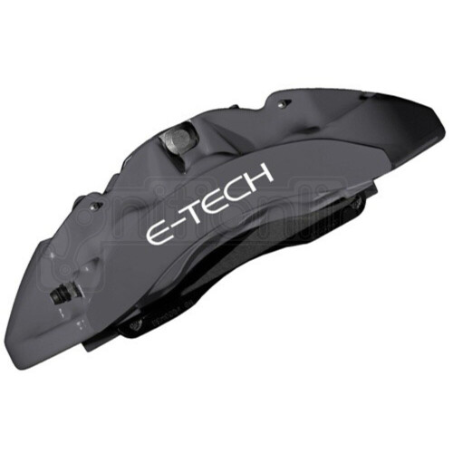 E-Tech Graphite Wheel Brake Caliper Paint Kit Car Motorbike Engine Bay 2