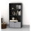 URBN Living (Black, Grey) 4 Tier Wooden Bookcase with Doors Shelving Cabinet 1