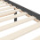 VidaXL (grey, 200 x 200 cm) vidaXL Bed Frame Bedroom Platform Bed Frame Bedstead with Headboard Solid Wood 10