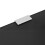 VidaXL vidaXL Wall-mounted Urinal Privacy Screen Urinal Privacy Black Tempered Glass 7