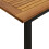 VidaXL vidaXL Garden Table Dining Coffee Table with U-shaped Legs Solid Wood Acacia 6