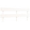 VidaXL (white, 200 x 200 cm) vidaXL Bed Frame Bedroom Platform Bed Frame Bedstead with Headboard Solid Wood 8