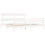 VidaXL (white, 200 x 200 cm) vidaXL Bed Frame Bedroom Platform Bed Frame Bedstead with Headboard Solid Wood 5