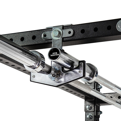 GYM MASTER GM3 Power Rack Mounted Barbell Storage Hook Anchor Holder 1
