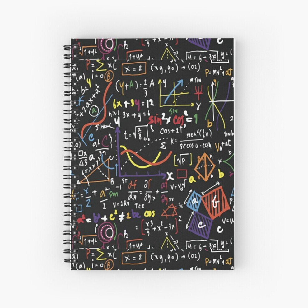Spiral Notebook Maths Equations A5 120 Pages-image-OPC-PBVTZ8P-NEW