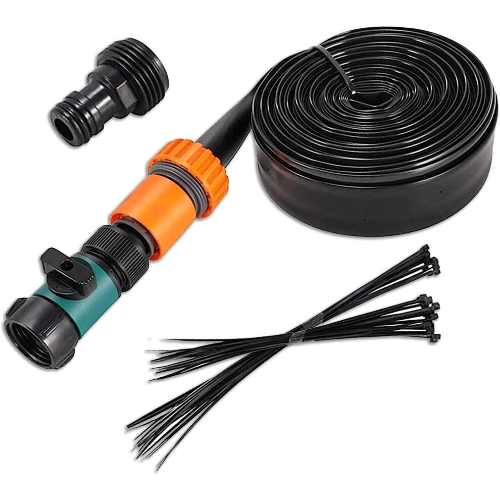 12M 39.37FT Water Mist Cooling System Garden Irrigation System Ideal Irrigation System Kit for Sunshade Gazebo Greenhouse Garden Pool Trampoline