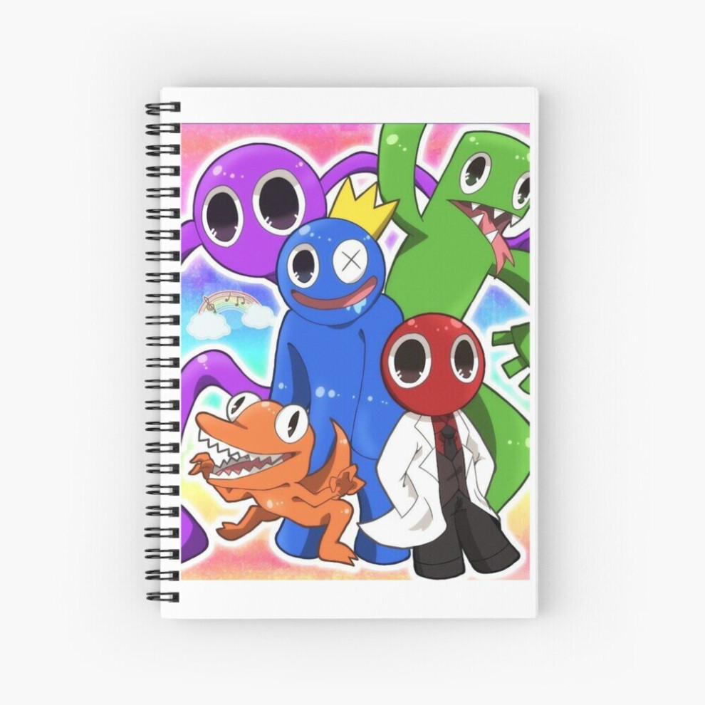 Spiral Notebook  rainbow friends gamepla A5 120 Pages