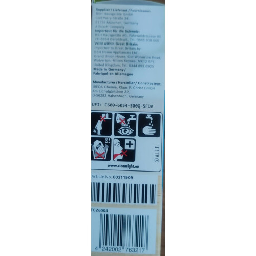 Tassimo TASSIMO Descaling Tablets x 2 pcs 18g BOSCH 2