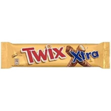 Twix Xtra Chocolate Biscuit Twin Bars 75g ( Pack of 24 )