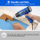 HOT AIR HEAT GUN 2000W WALL PAPER PAINT STRIPPER +TOOLS 4