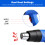 HOT AIR HEAT GUN 2000W WALL PAPER PAINT STRIPPER +TOOLS 2