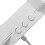 (White) 3D LED Digital Wall Clock Alarm Clock USB Stereo Clock Built-In Automatic Light Sensor 5