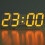 (White) 3D LED Digital Wall Clock Alarm Clock USB Stereo Clock Built-In Automatic Light Sensor 10