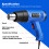 HOT AIR HEAT GUN 2000W WALL PAPER PAINT STRIPPER +TOOLS 8