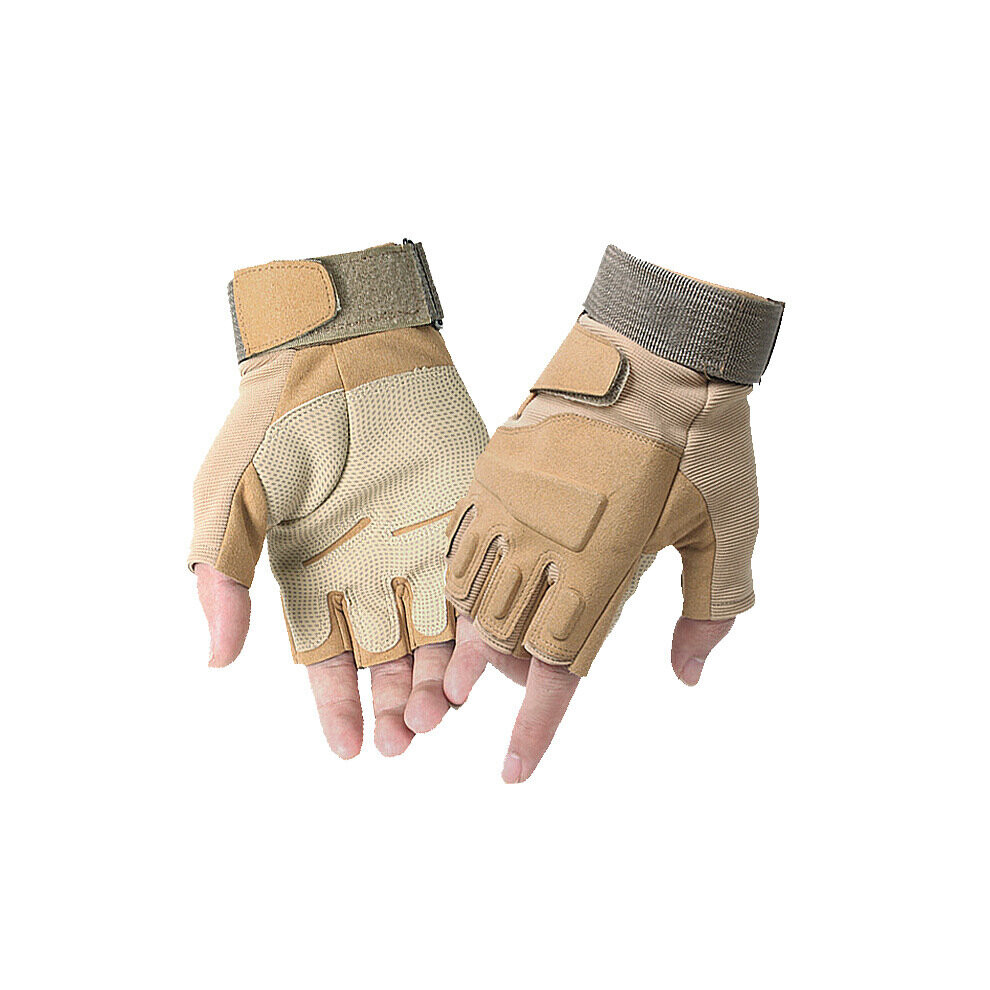 Photos - Other  New Army Tactical Gloves Men's Half / Full Finger Military Airsoft Paintball Shooting Combat Sport Gloves Outdoo(a-brown L)