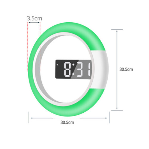 LED Wall Clock 3d Led Digital Clock With Night Light 2