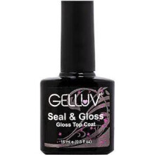 (15ml) Gelluv Seal & Gloss Nail Gels Top Coat No Wipe Soak Off UV LED Varnish Base 8ml