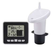 Level Indicator, Water Tank, Oil Tank, Ultrasonic Liquid Level Sensor, Wireless Level Meter with Temperature Display, Sensor, Water Level Meter