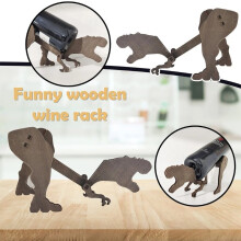 B36D Wine Bottle Racks Dinosaur Red Wine Rack Creative Wine Holder Stand Shows Home Decoration Bar Cabinet Wines Rack