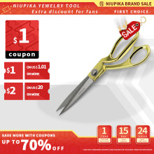 9.5 Inch Handle Stainless Steel Scissors for Tailor Dressmaking Shears Sewing Clothes Tool Fabric Craft Cutting Textile