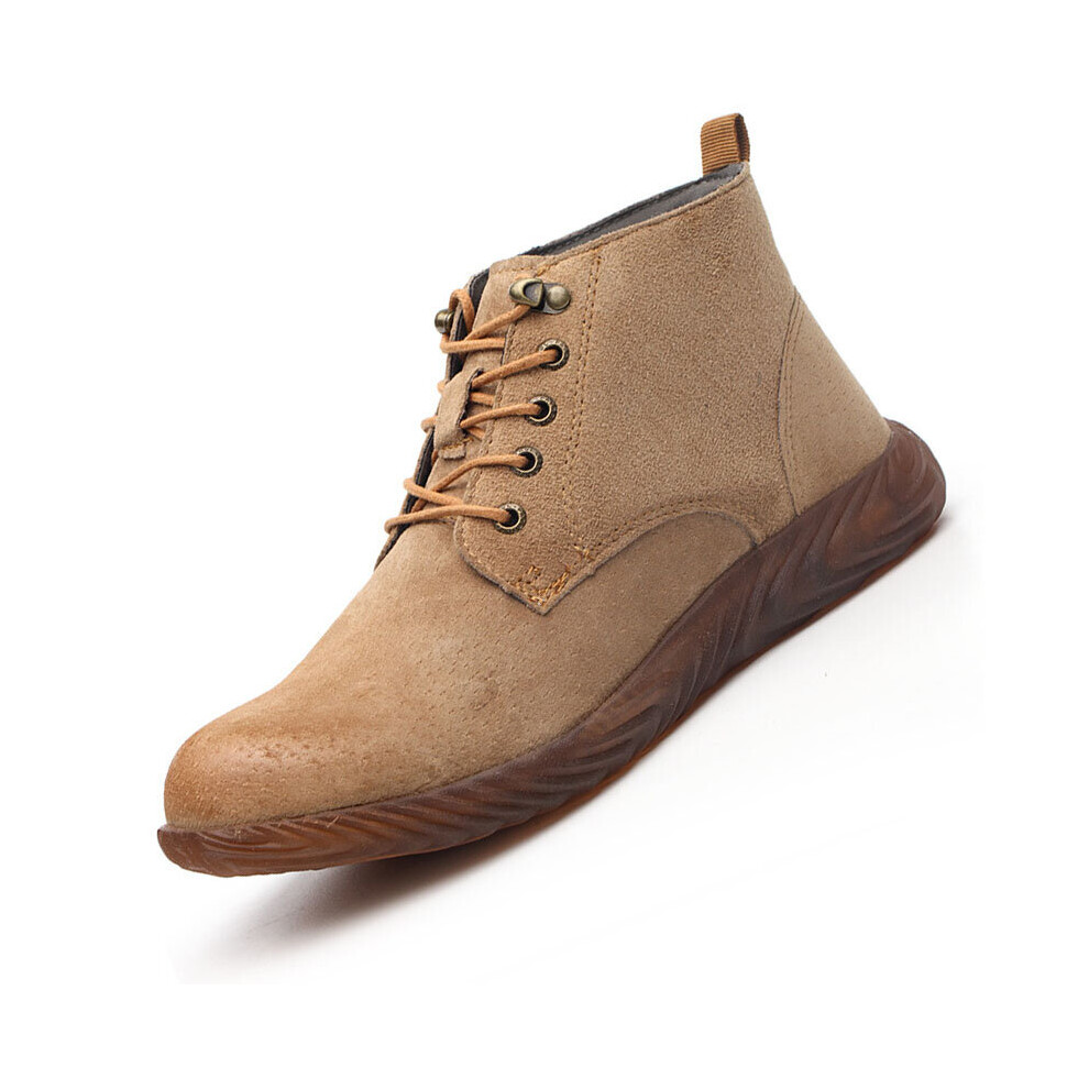 Yuxiang Winter Shoes Men Safety Shoes Anti Smashing Puncture-Proof Work Leather Boots Men Working Boots Lightweight Footwear 885660620139